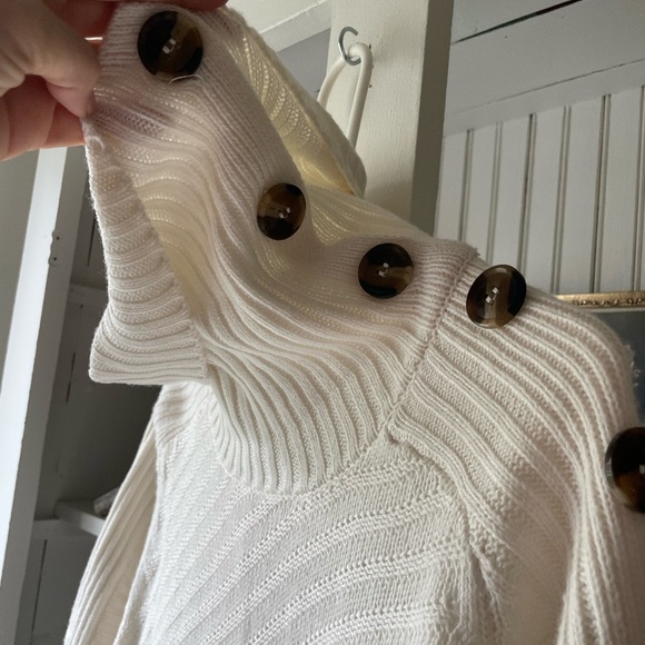 WOMENS PLUS SIZE DRESS BARN OFF WHITE TURTLENECK KNIT SWEATER SIZE 2X NEW - Picture 6 of 10